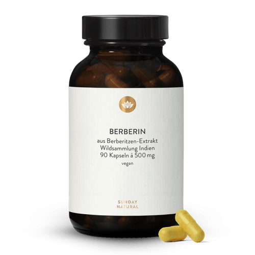 Sunday Natural Berberin 500 mg, 90 Kapseln — Produktfoto des Anbieters
